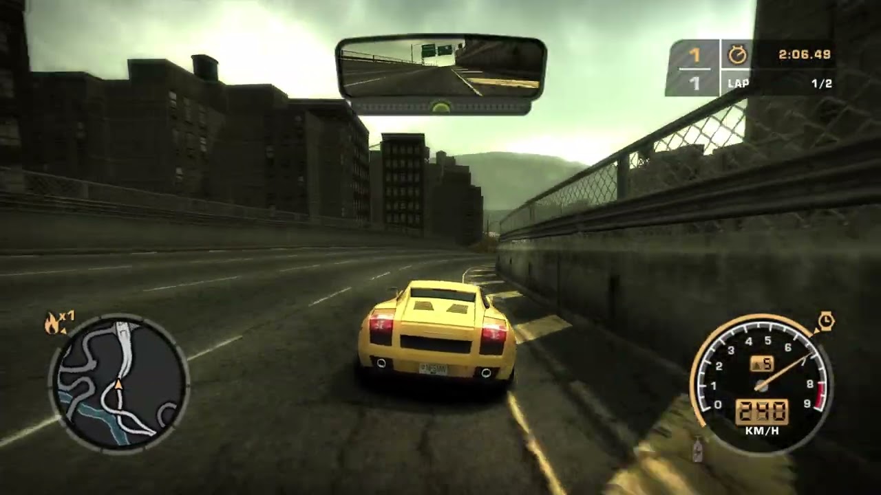 NFS MW Gallardo sound from Carbon