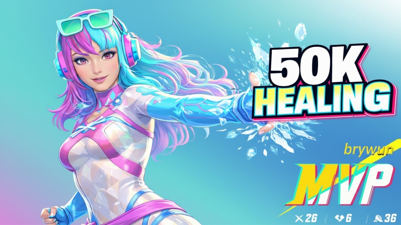 Луна Сноу (основной персонаж, 50 000 исцеления и MVP)