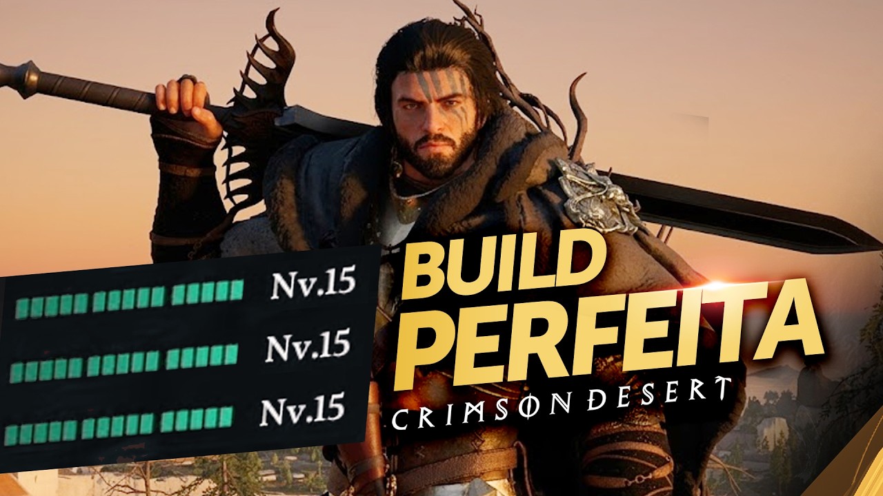 MINHA BUILD tem o que h&aacute; de melhor em Crimson Desert