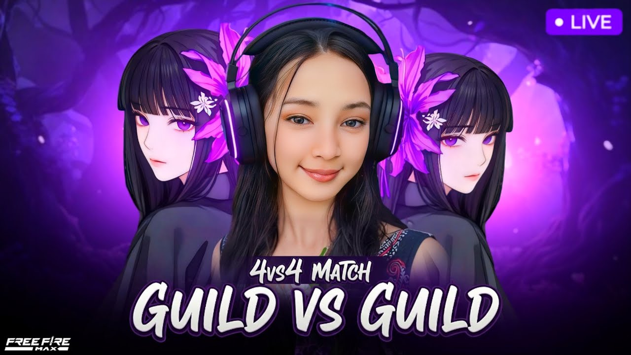 FREE FIRE 4VS4 😈 FREE FIRE LIVE 🥂 || FREE FIRE GUILD VS GUILD 😎🌟 || T1M KOKO LIVE ❗