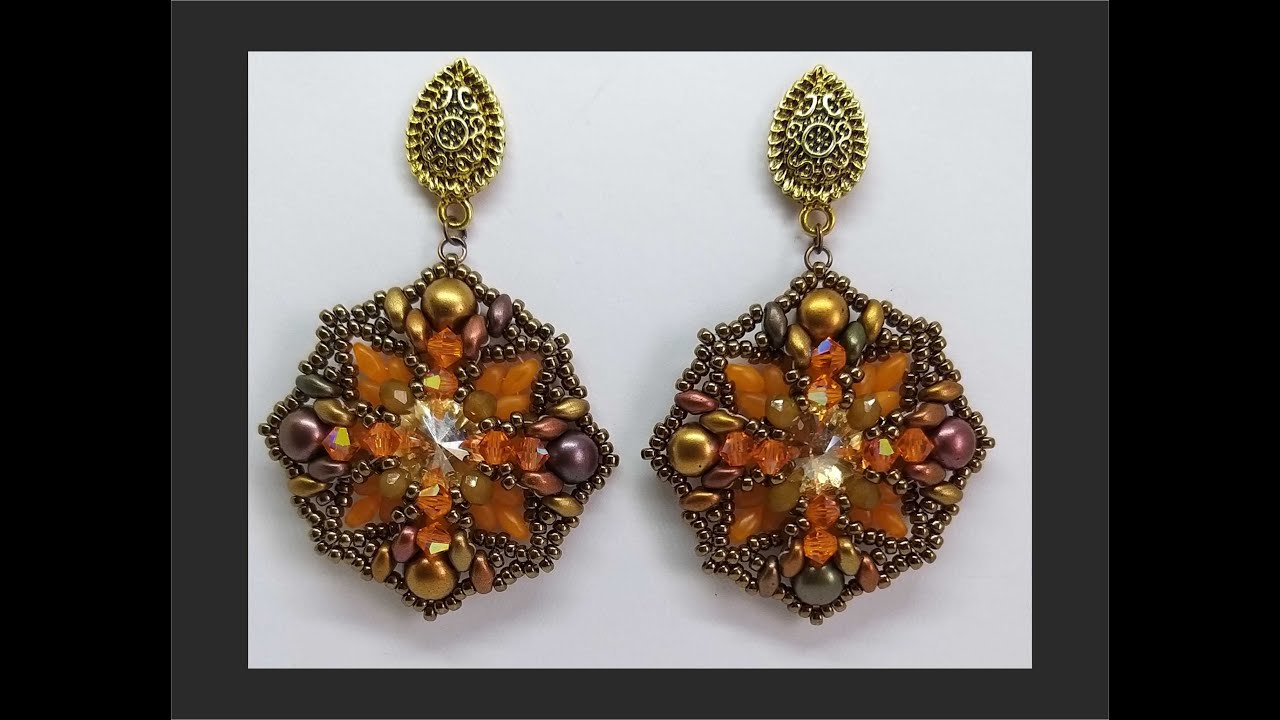 Orecchini Margarita (DIY Tutorial Margarita Earrings)