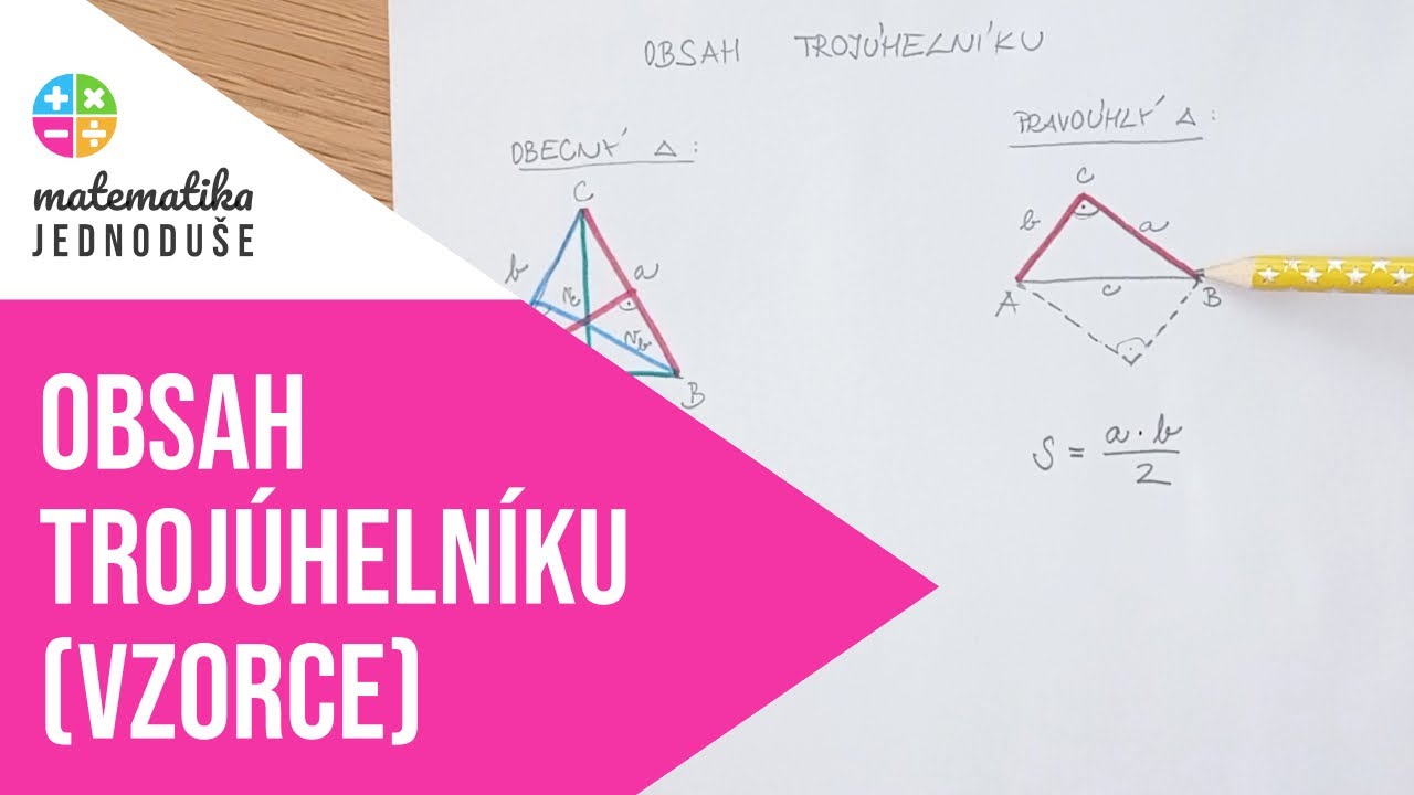 Obsah trojúhelníku (vzorce)