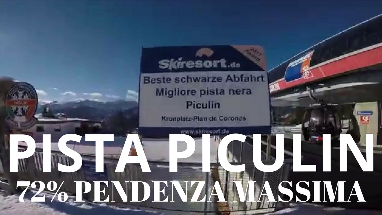 Pista nera Piculin, San Vigilio di Marebbe