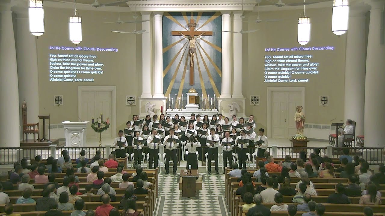 LO! HE COMES WITH CLOUDS DESCENDING (HELMSLEY) - The Cathedral Choir of Saint Gregory the Great