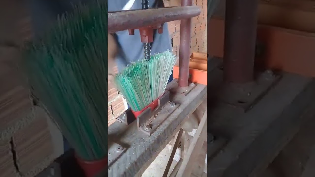 A ARTE  DE FAZER DA GARRAFA PET, UMA VASSOURA DE QUALIDADE PARA O SEU LAR.