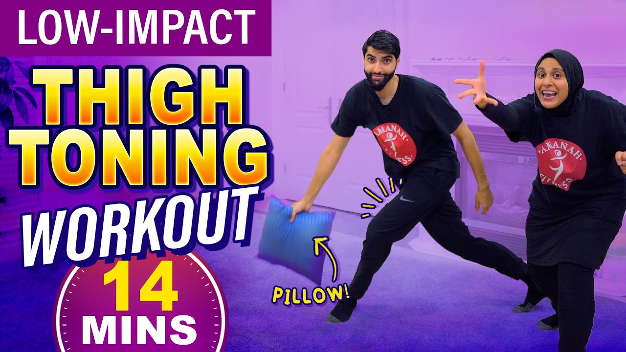 14-Minute Thigh Toning Workout | Modest Muslim Family Fat-Burn!