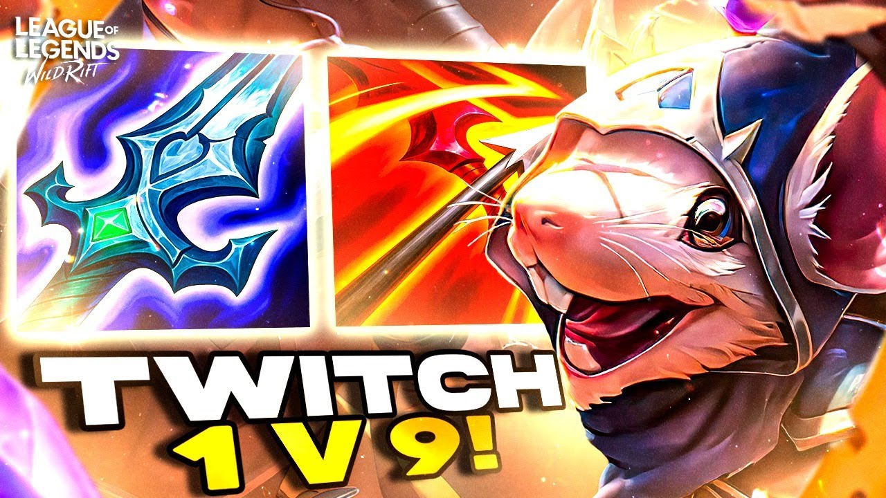 TWITCH FAZ 1v9 MUITO FACIL, ÓTIMO PRA SUBIR DE ELO!? | LoL Wild Rift