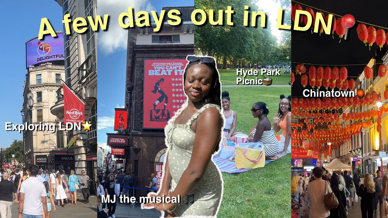 A Few days OUT IN LDN ft: MJ the Musical, going on a picnic, Chinatown, Oxford Circus etc...