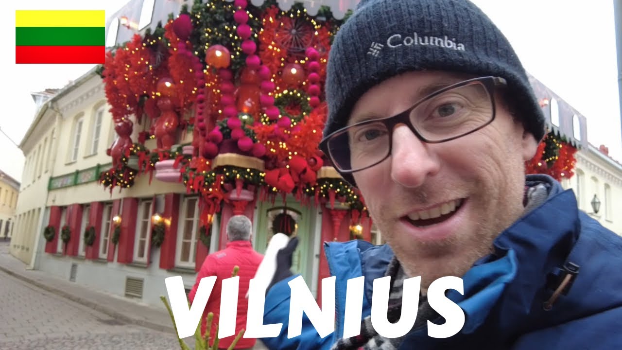 🇱🇹 Vilnius has the Most Beautiful Cafe at Christmas Time and Angelic Choir Voices🎄