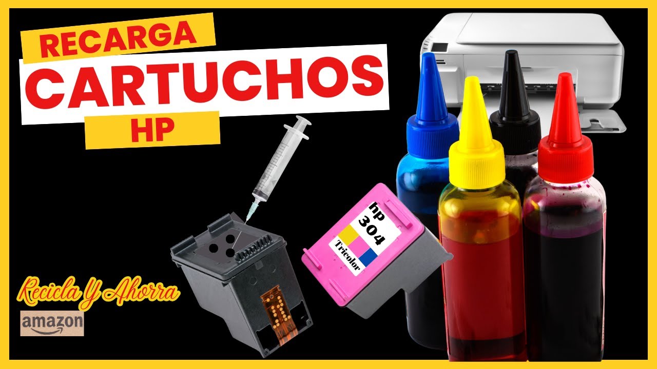 Como Recargar CARTUCHOS HP 304 --304XL- 305 | KIT RECARGA IMPRESORAS HP ¡CONTESTO PREGUNTA!