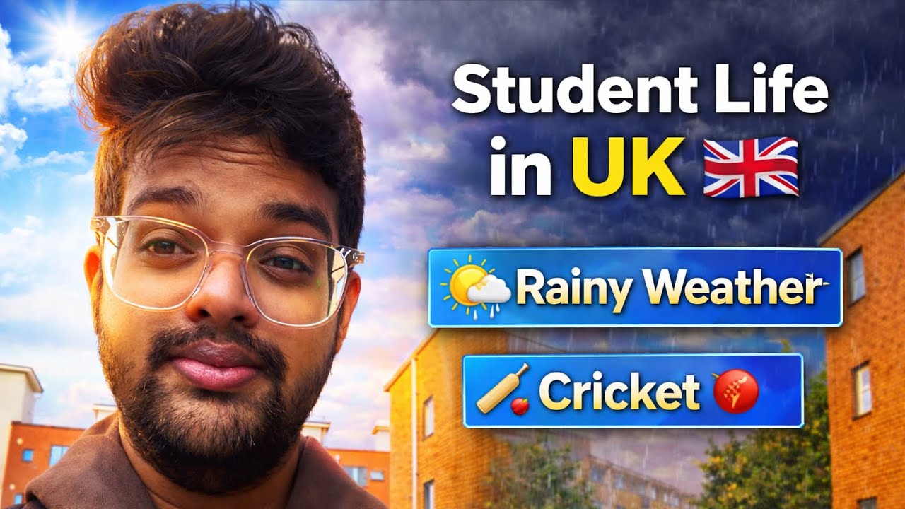 A Day in My Life as a Student in the UK 🇬🇧 | Lectures, Crazy Weather & Cricket
