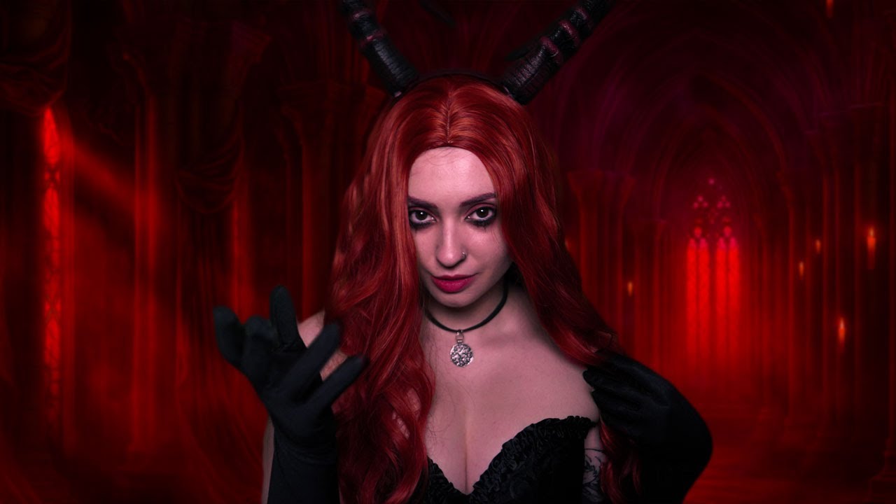 ASMR Reina Demonio te protege en su reino oscuro 🩸✨