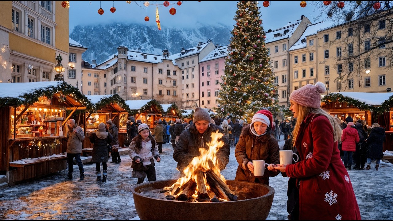 САМАЯ ВОЛШЕБНАЯ РОЖДЕСТВЕНСКАЯ ЯРМАРКА НА ЗЕМЛЕ 🎄✨ НАСТОЯЩИЙ ДУХ ПРАЗДНИКА