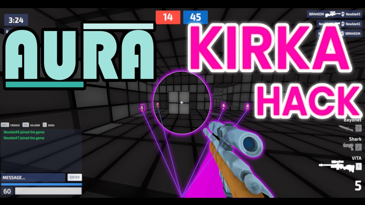 The BEST Kirka.io Client [AURA Hack Client]