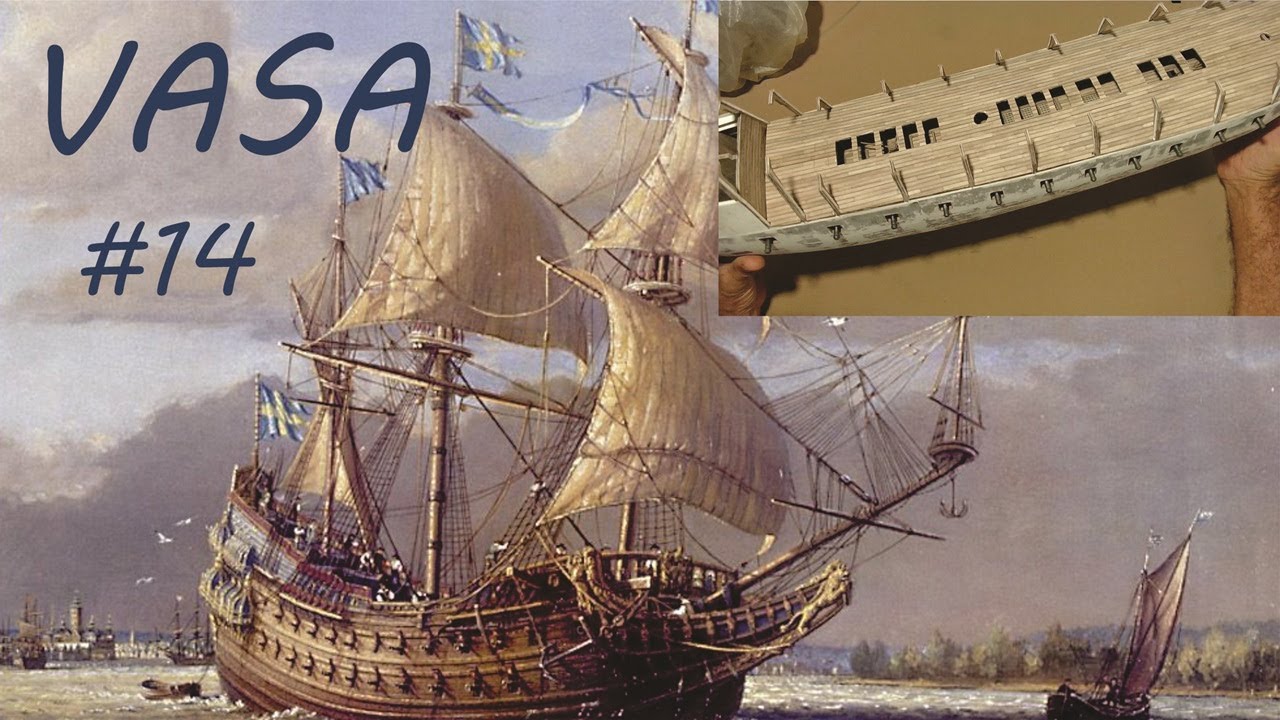 Modelismo naval de papel - Galeon Vasa #14 - La secunda cubierta
