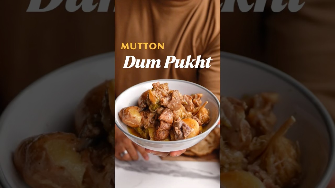 Authentic Mutton Dum Pukht For Weekend Recipe 🔥 #easyrecipe #shorts #foodie