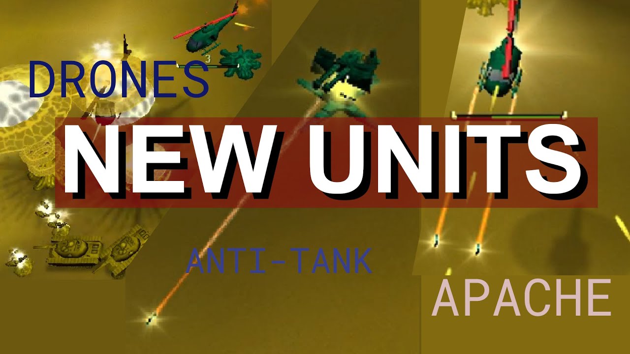 New Units Introduction | Army men RTS mods
