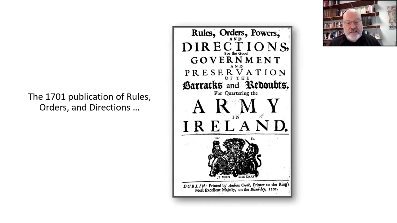 The online mapping, inventorying and recording of the army barracks of Ireland, 1690-1921