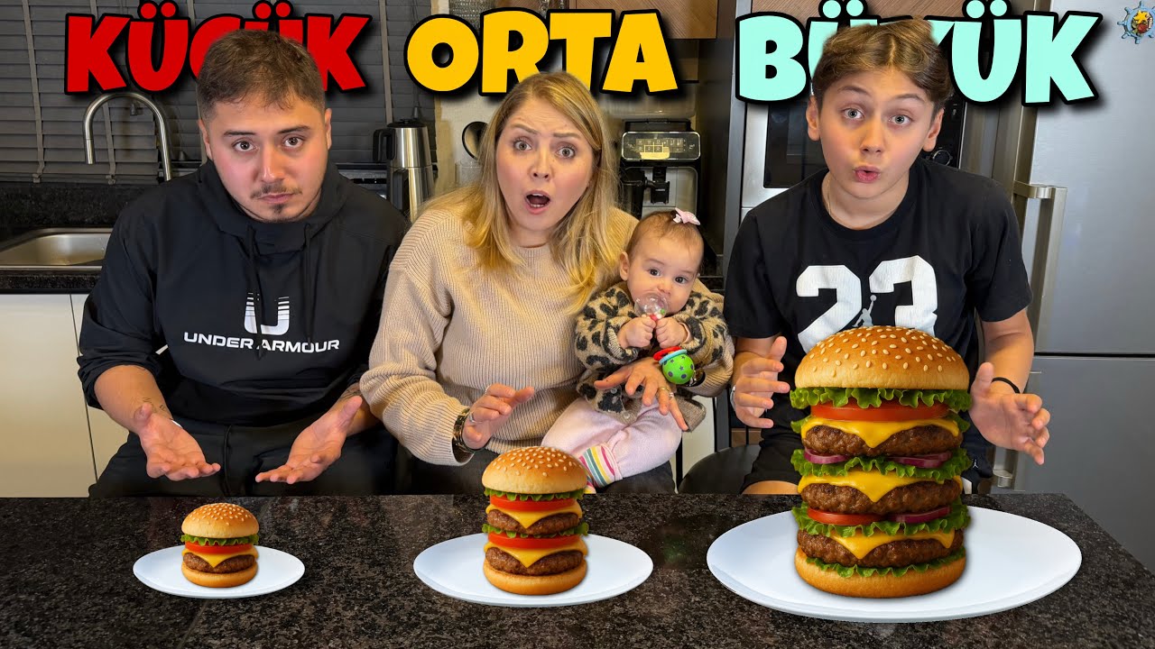 B&Uuml;Y&Uuml;K, ORTA veya K&Uuml;&Ccedil;&Uuml;K YEMEK YARIŞMASI