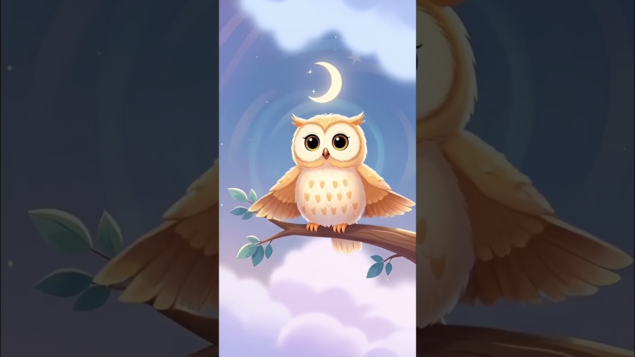 Sleepy Owl Lullaby - Baby Sleep Music | Calm Night Sounds for Deep Sleep