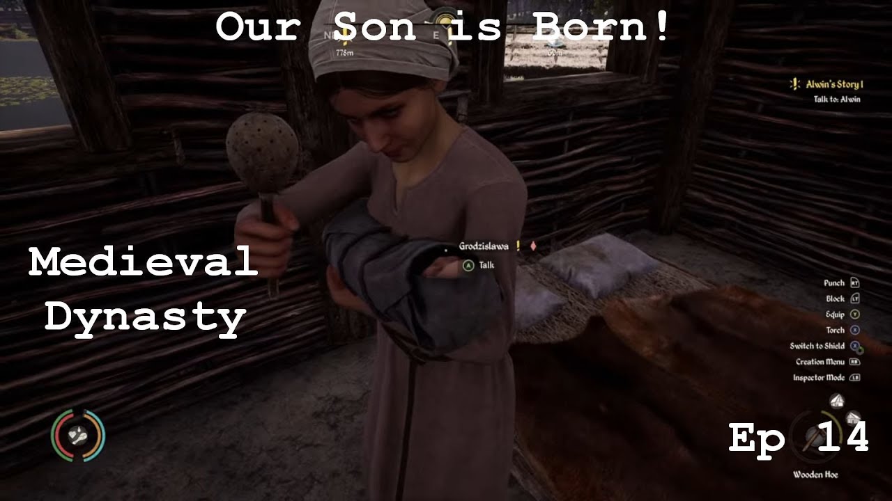 Our son is born! - Medieval Dynasty - Ep14
