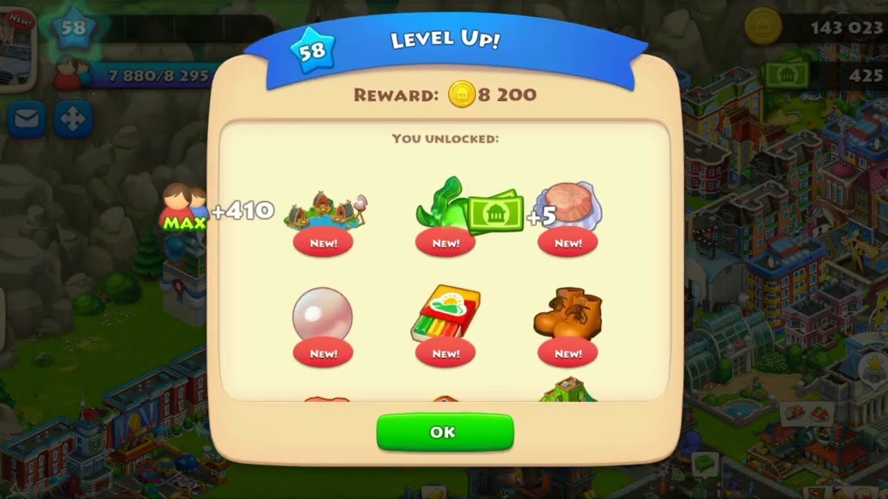 TOWNSHIP LEVEL 58 best design gameplay