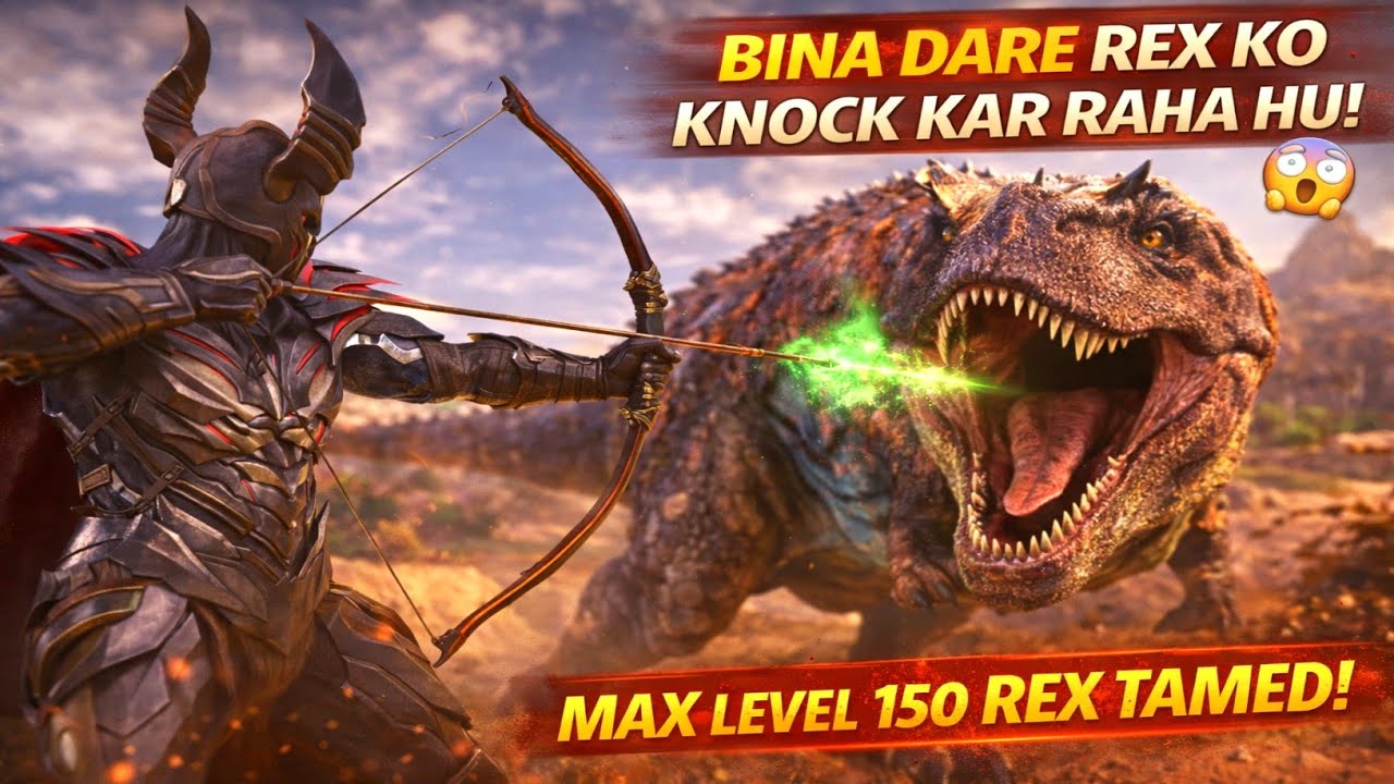 WITHOUT TRAP Rex TAME 😱 | 150 Rex + Procoptodon | ARK Ascended Scorched Earth Epi 07