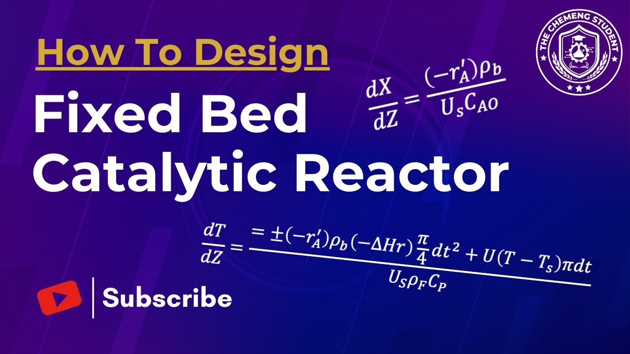 Complete Design Process of a Fixed Bed Catalytic Reactor