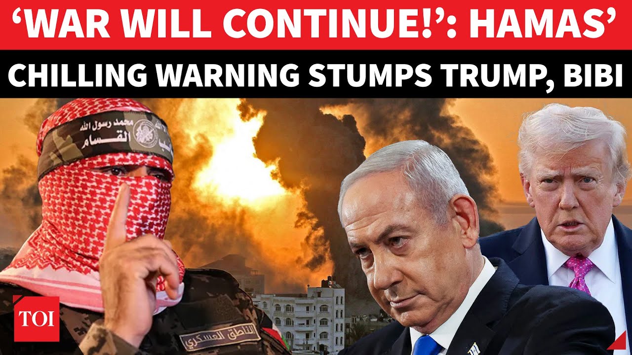 ‘Guns Won’t Fall Silent’: Hamas’ New ‘Warcry’ Amid Gaza Ceasefire Stuns Trump, Israel | Watch