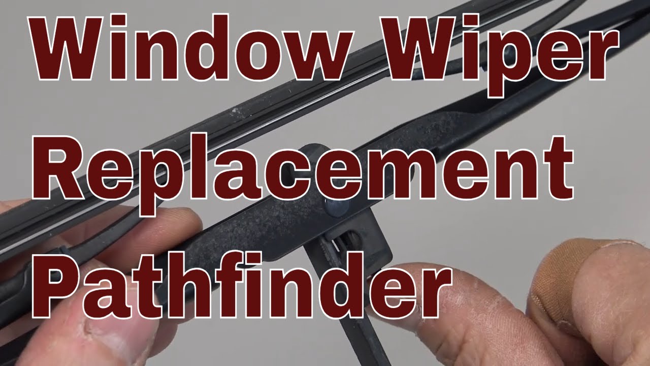 How To Replace Window Wipers In Nissan Pathfinder 2013-2020