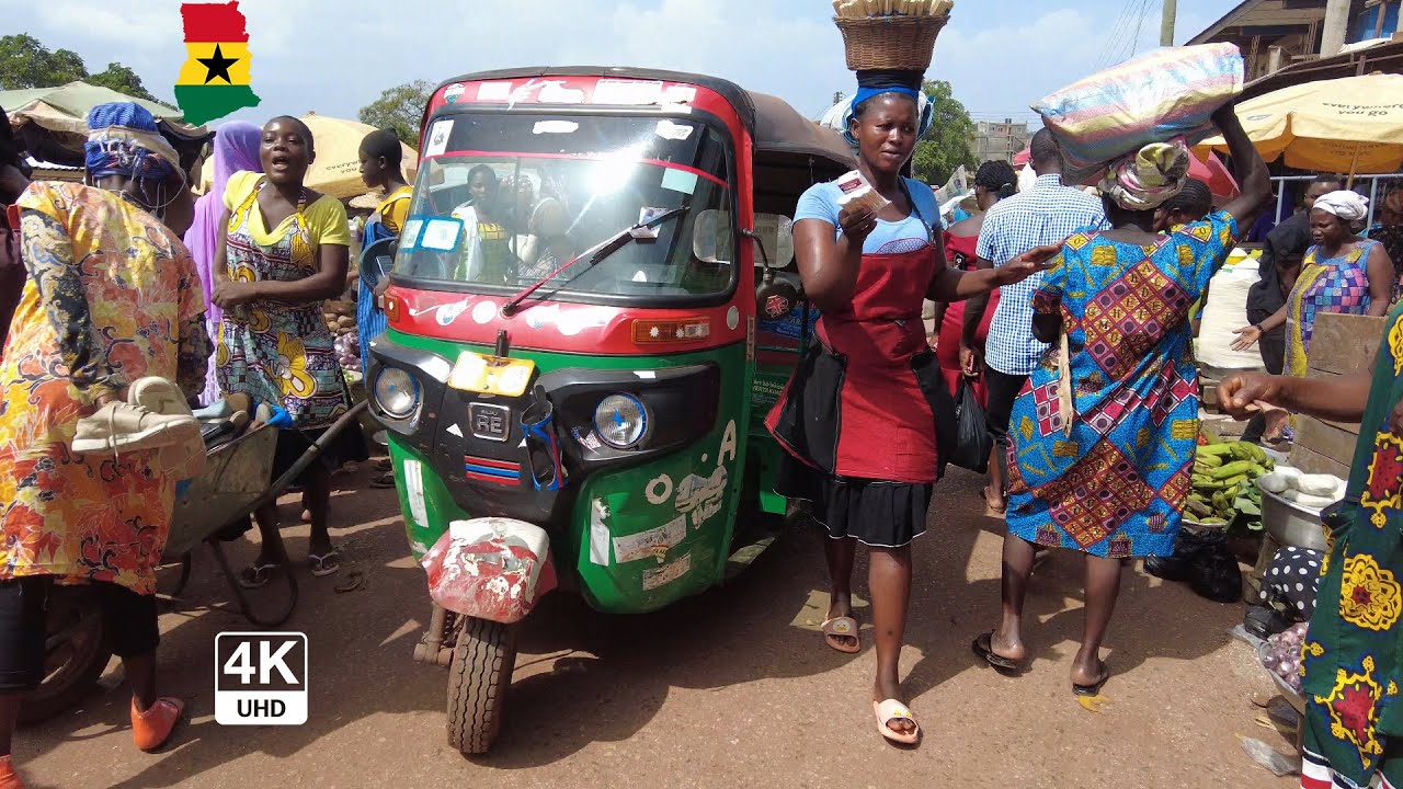 Sunyani & Wenchi Stations in Techiman Ghana 4K - Episode 4