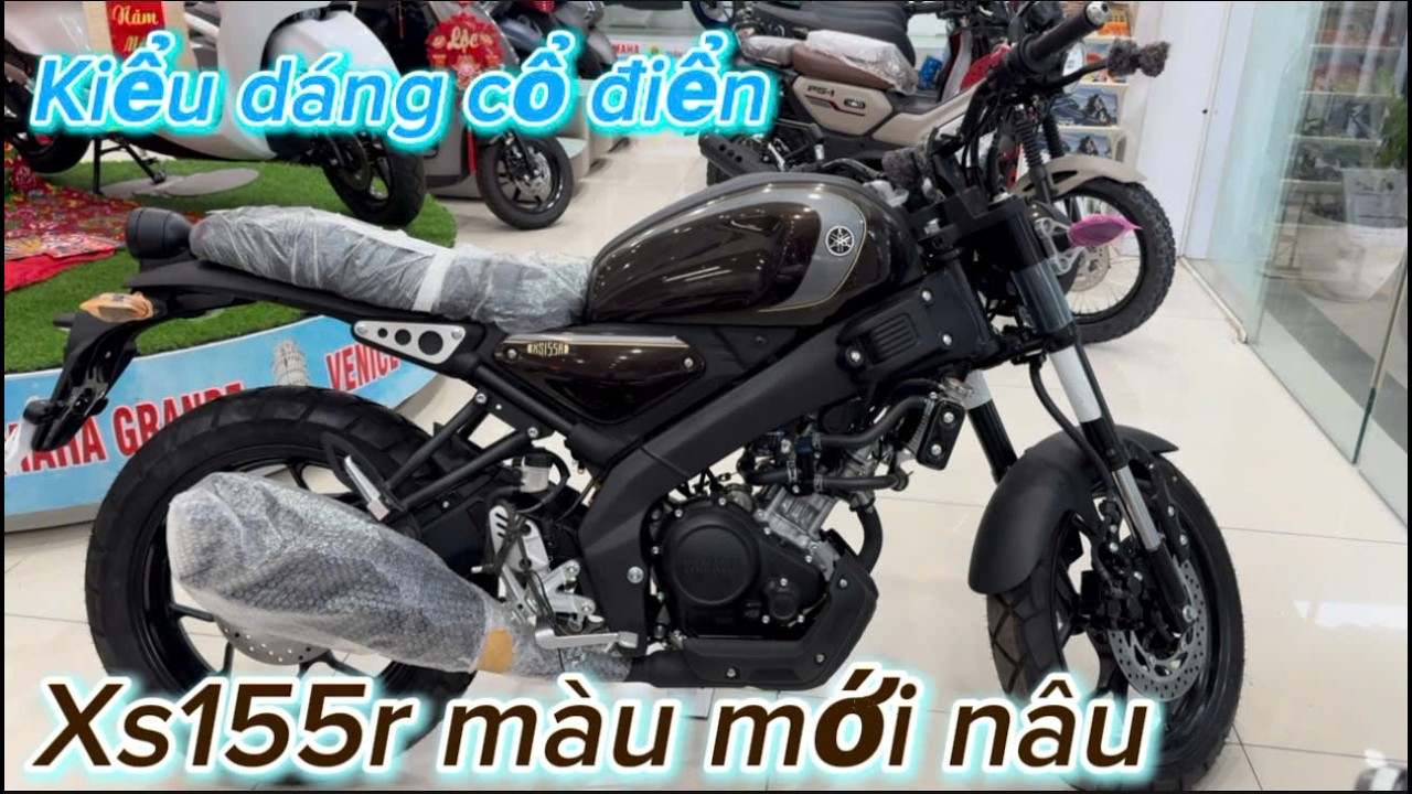 Yamaha XSR 155 2026 Nâu Đen Mới Nhất| Bình Exciter