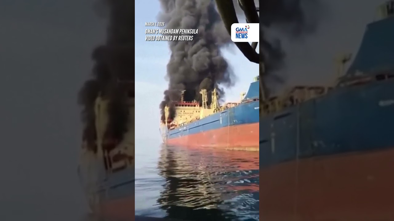 US-sanctioned oil tanker attacked off Oman coast | GMA Integrated News