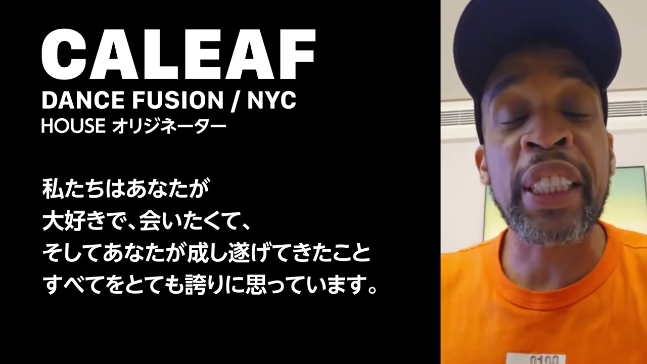 【ニューヨークから40周年のお祝いのメッセージ】CALEAF 「DANCE FUSION/MOP TOP/NY」2024年BT Dance Studio