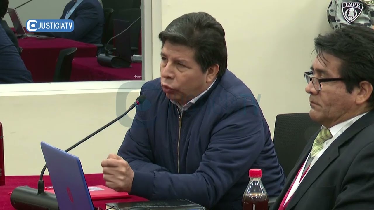 Juicio oral contra el expresidente de la rep&uacute;blica, Pedro Castillo Terrones, y otros acusados