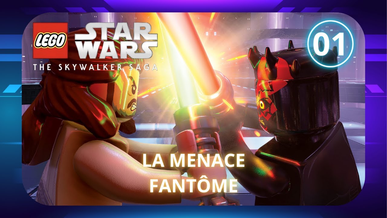 Lego Star Wars la saga Skywalker ( l'épisode 1 la menace fantôme )