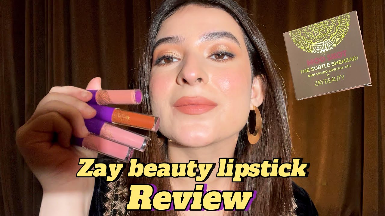Zay Beauty "The subtle shehzadi" liquid lipticks Review | Zayfied Lipsticks | Yellow Light