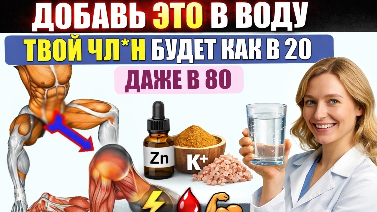 Почему После 50 Обычная Вода Вредит? Решение в Одном Минерале