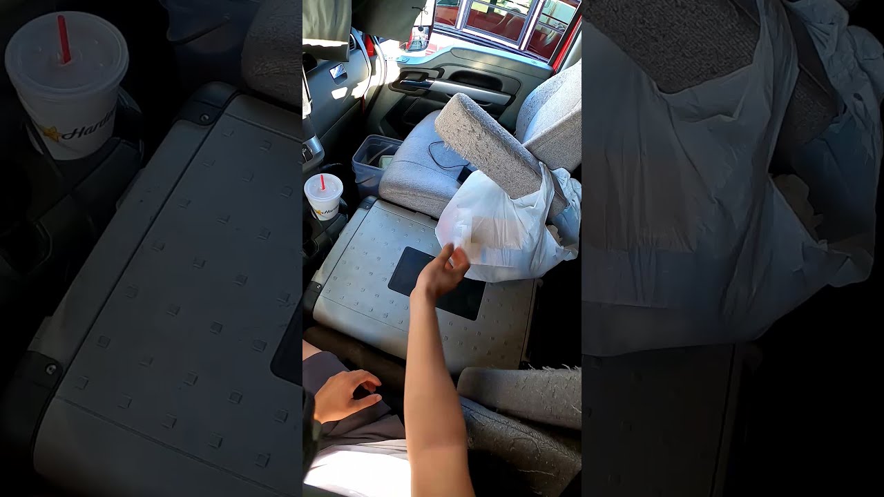 inside of a semi truck tour [