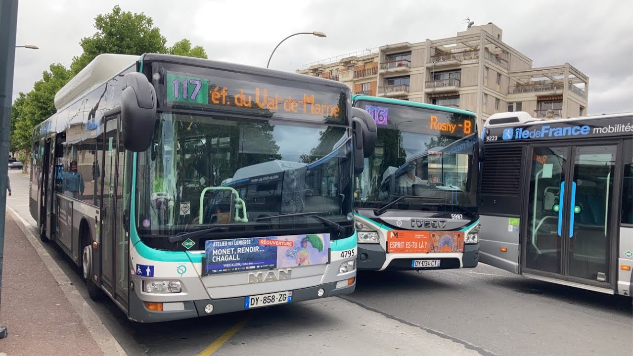 Bus RATP — Ligne 117 — Préfecture 94 — Champigny St Maur — MAN NL273 GNV — N•4795