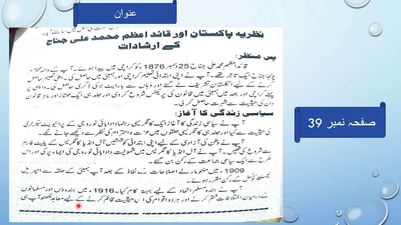 Class B.A Pakistan-Studies Lecture 1