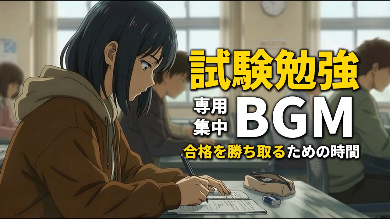 【試験勉強BGM】超集中ラストスパート。日商簿記・国公立二次・国家試験の追い込み｜未来を変える時間