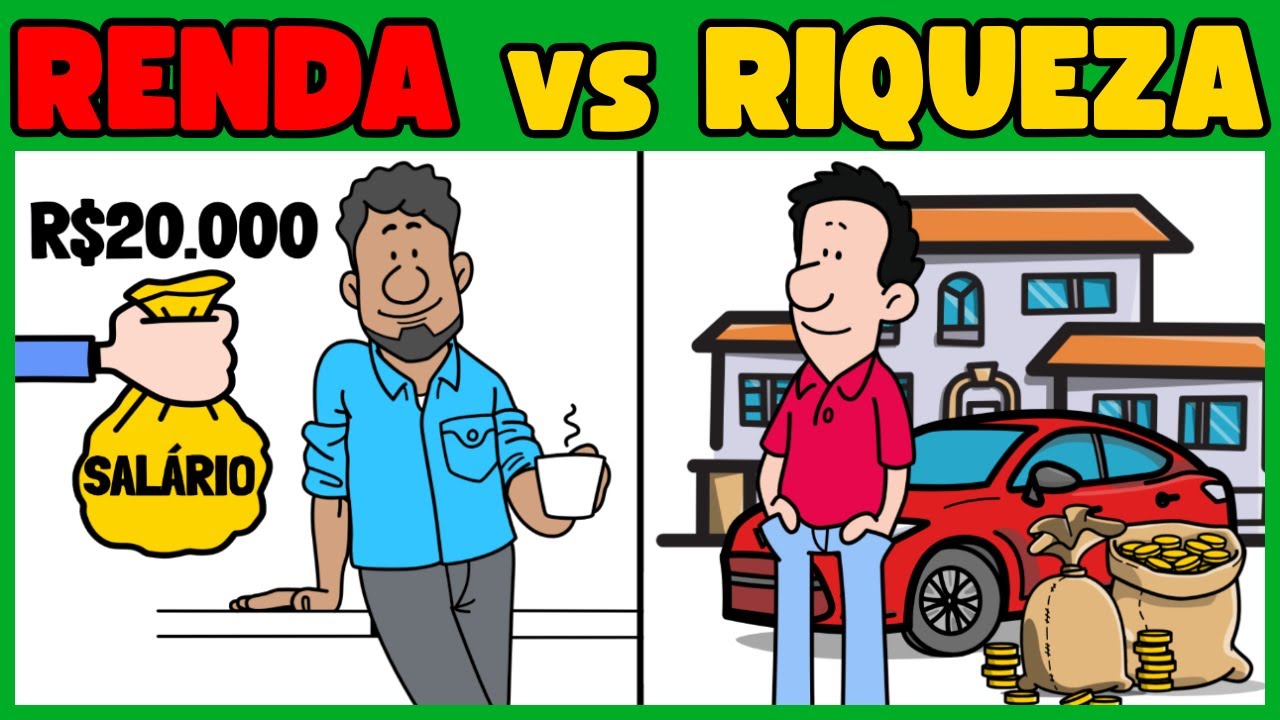 Renda ou Patrim&ocirc;nio? O que REALMENTE te deixa rico!
