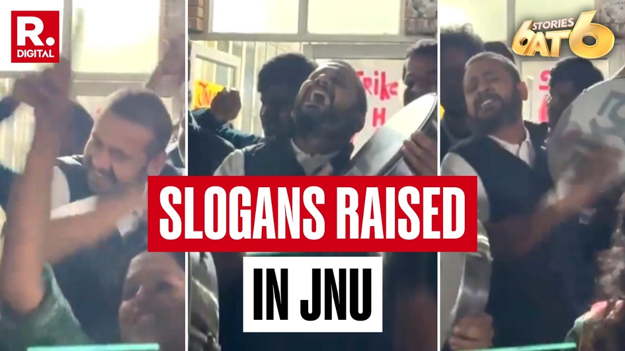 6 Stories At 6 : Maharashtra ATS Raids | Kanhaiya Kumar Raises ‘Azaadi’ Slogans at JNU