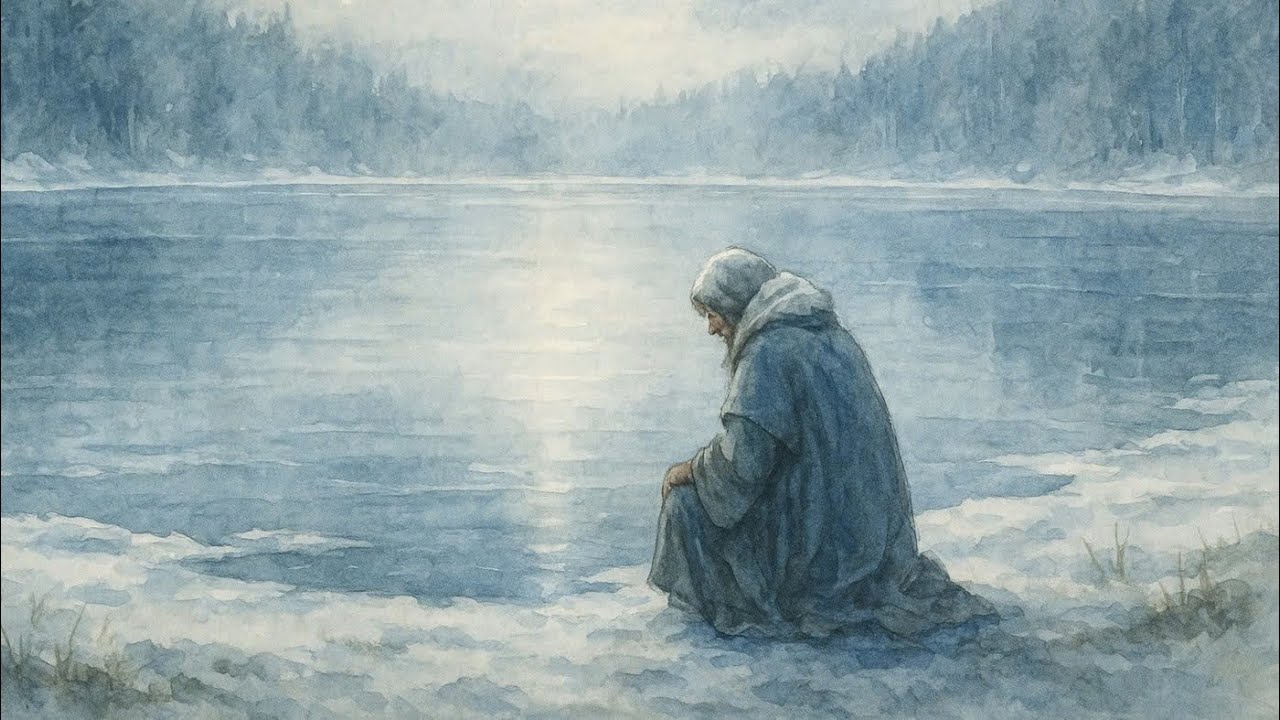 ❄️ Frozen Lake of Memories | Celtic Harp & Winter Ambience | Emotional Reflection & Calm | 1 Hour