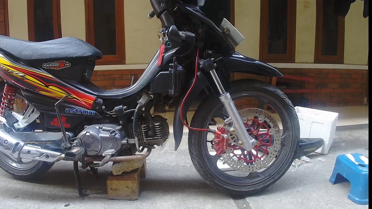 Spakbor depan Yamaha 125 Z di motor Jupiter Z, Apakah PNP? || Modifikasi Jupiter Z