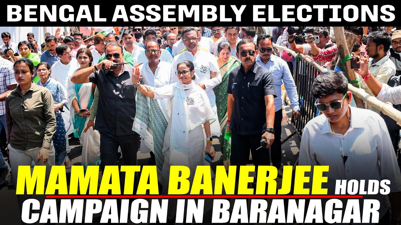 LIVE: West Bengal CM Mamata Banerjee holds election campaign in Baranagar | North 24 Pargana |TMC