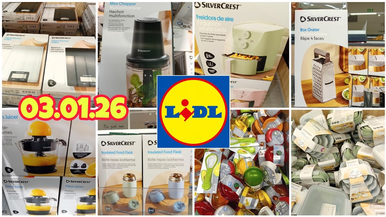 LIDL BAZAR 🛒 ❤️  EL PRIMER VIDEO DEL AÑO, TODO PARA COCINA 03.01.26 
