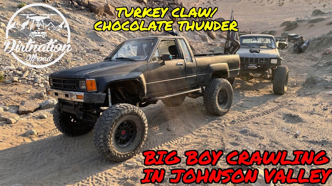 Hardest Trails we've run so far? Chocolate Thunder/Turkey Claw, Johnson Valley.