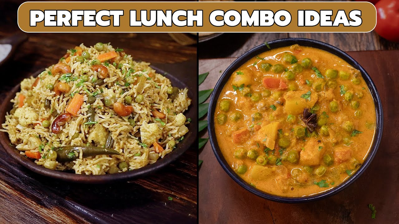 Овощной пулао с матар корма | Простой рецепт комплексного обеда